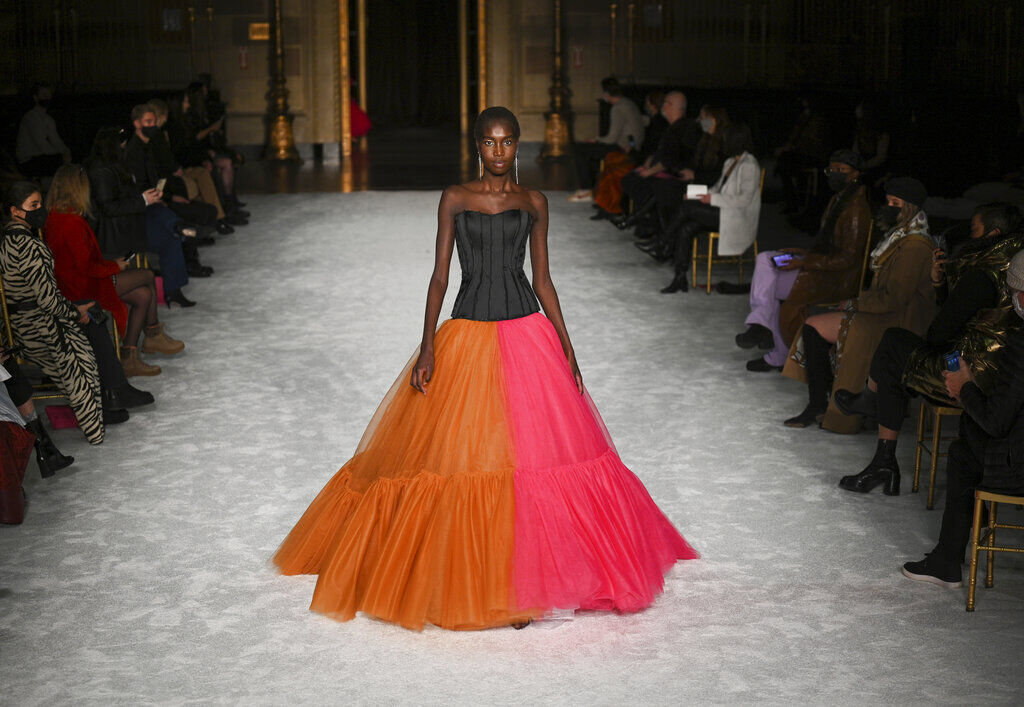 APTOPIX Christian Siriano Fall/Winter 2021